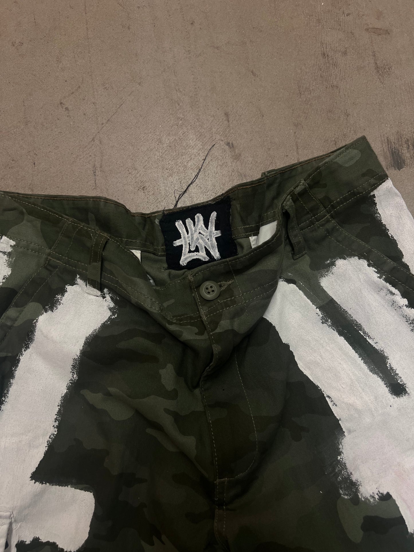 “STRIKE!” CAMO SHORTS