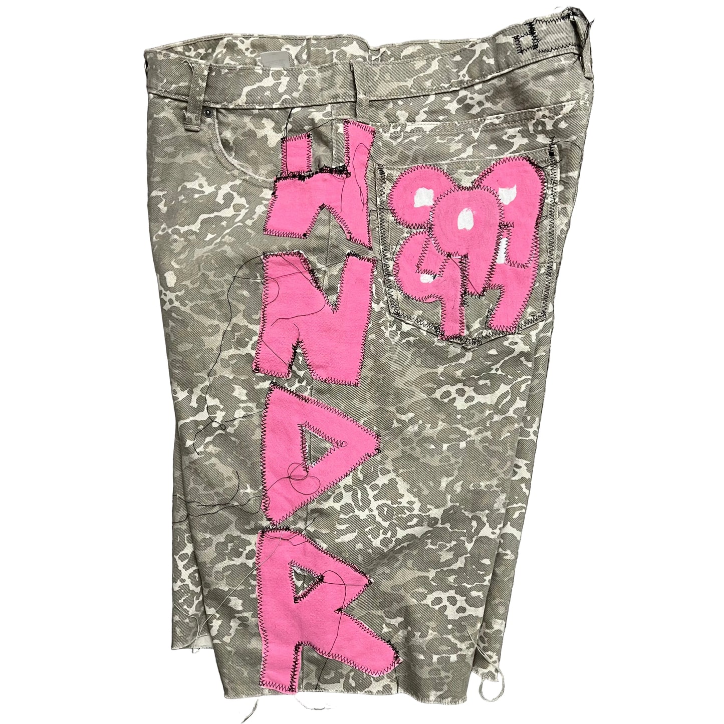 LW UNIVERSITY CAMO SHORTS