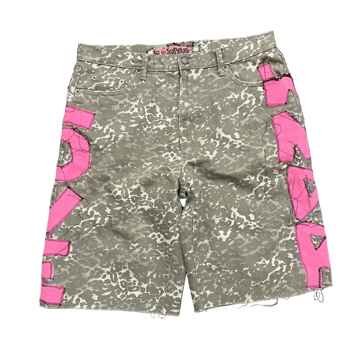LW UNIVERSITY CAMO SHORTS