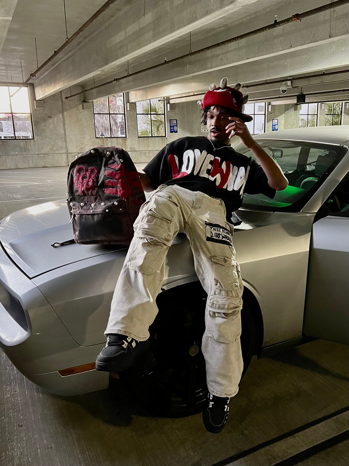 LOVEWNDR “LOST + FOUND” CARGO PANTS