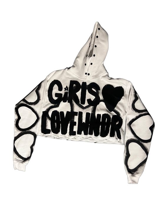 GIRLS LOVE LOVEWNDR HOODIE