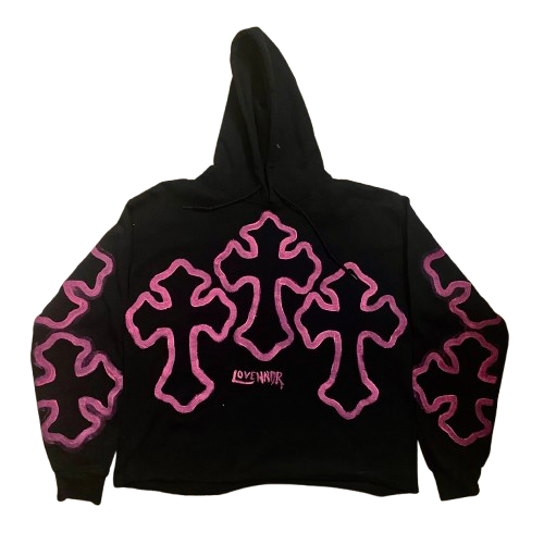 LW “PRTCT THE PEACE” PINK HOODIE