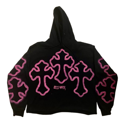 LW “PRTCT THE PEACE” PINK HOODIE